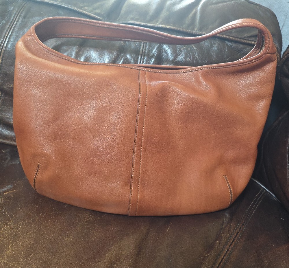 Coach Vintage ERGO Leather Hobo Shoulder Bag in Saddle Brown CIRCA 2000 MEDIUM - Picture 6 of 11